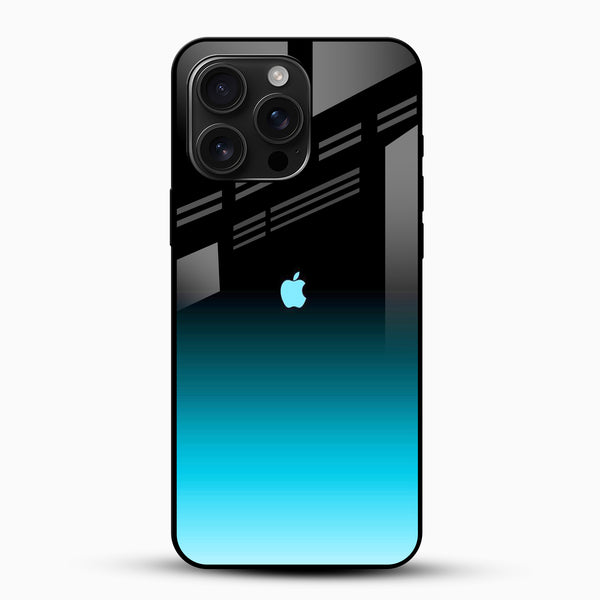Cuba Blue - Black Glass Mobile Cover - Cover Stall