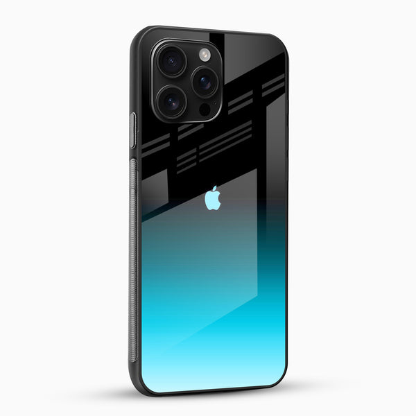 Cuba Blue - Black Glass Mobile Cover - Cover Stall