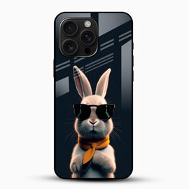 Cute Bunny Glass Case