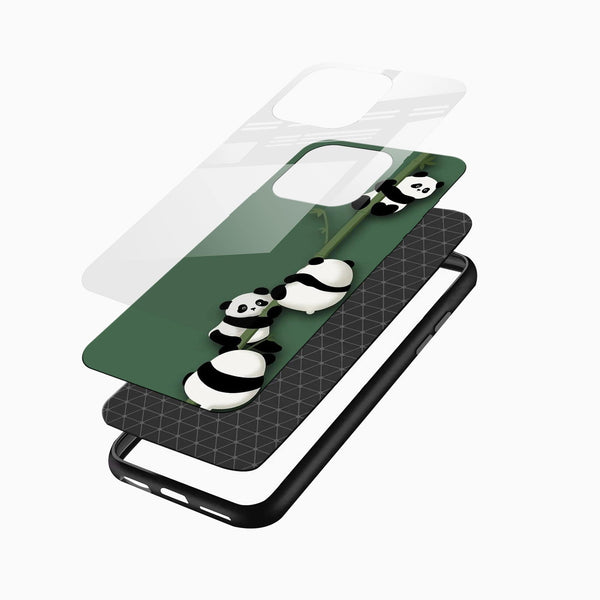 Cute Little Panda's Glass Case - Cover Stall