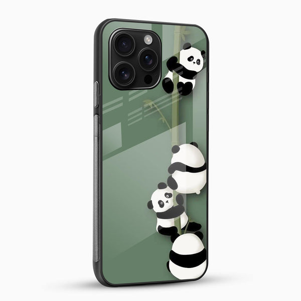 Cute Little Panda's Glass Case - Cover Stall