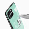 Cute Panda Glass Mobile Cover - Cover Stall