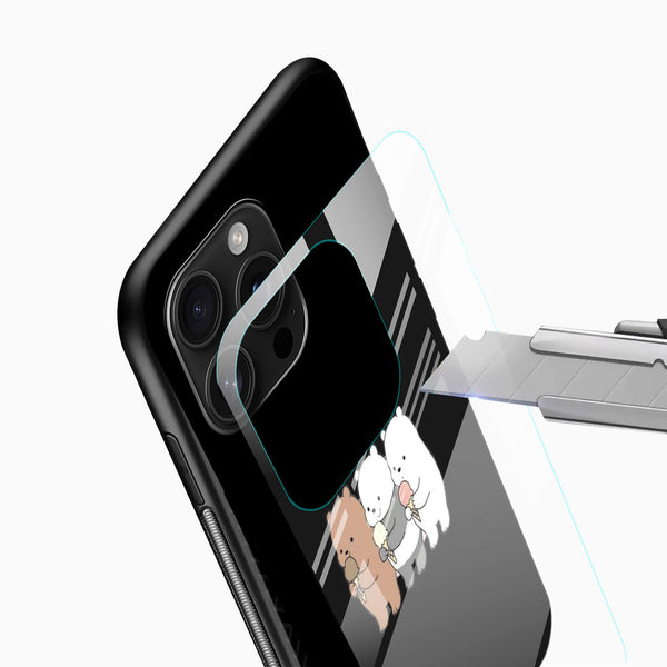 Cute Panda's Glass Case - Cover Stall