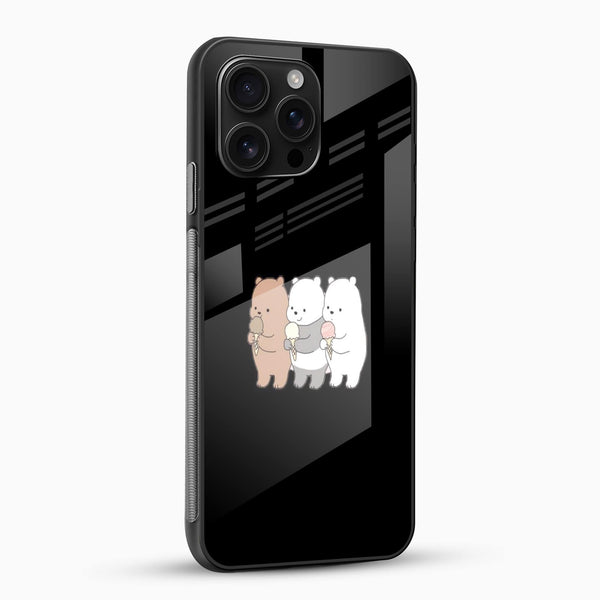 Cute Panda's Glass Case - Cover Stall