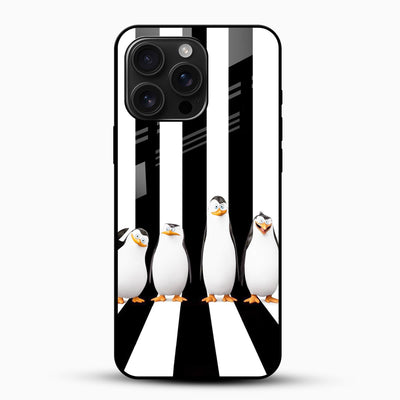 Cute's Penguin's Glass Case