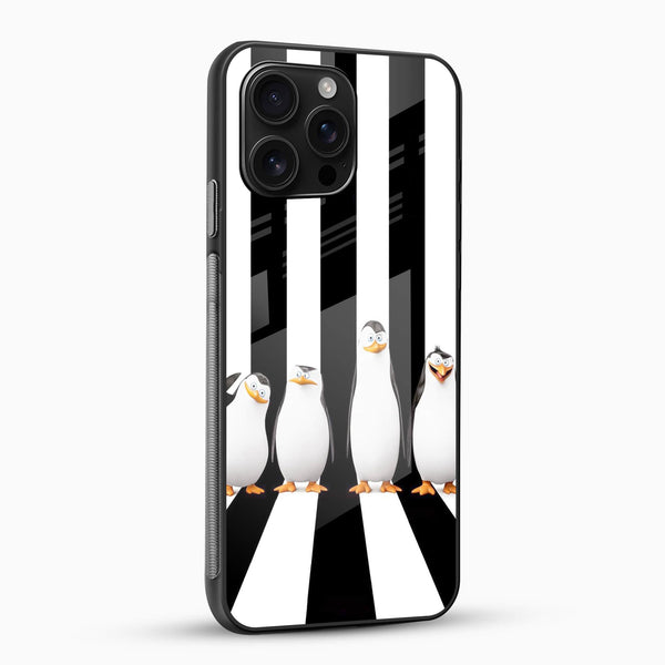 Cute's Penguin's Glass Case - Cover Stall