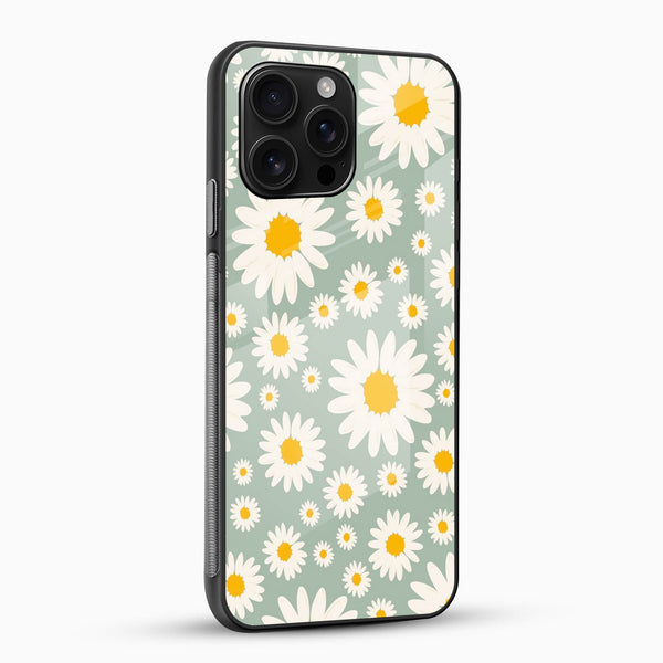 Daisy Floral Glass Case - Cover Stall