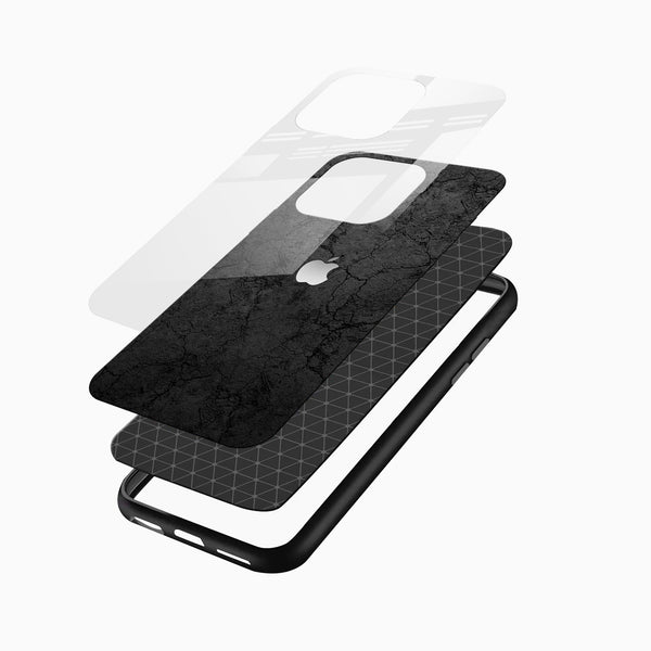 Dark Marble Glass Case - Cover Stall