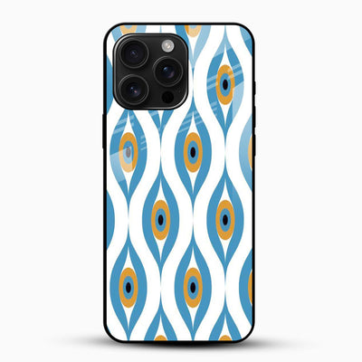 Devil Eye Pattern Glass Case