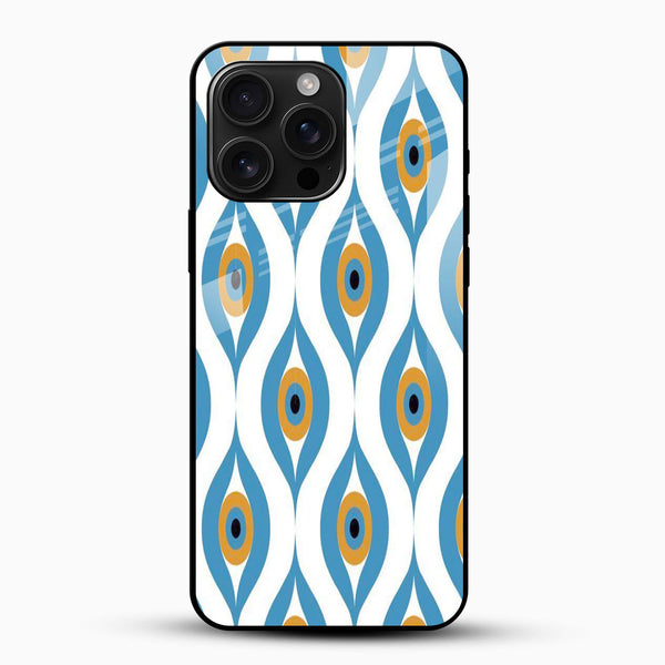 Devil Eye Pattern Glass Case - Cover Stall