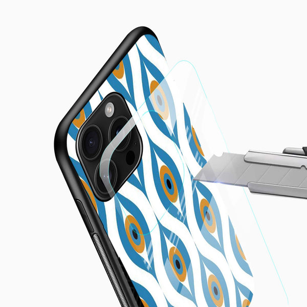 Devil Eye Pattern Glass Case - Cover Stall