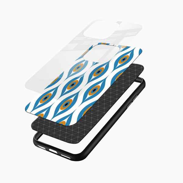 Devil Eye Pattern Glass Case - Cover Stall
