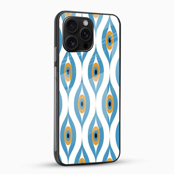 Devil Eye Pattern Glass Case - Cover Stall