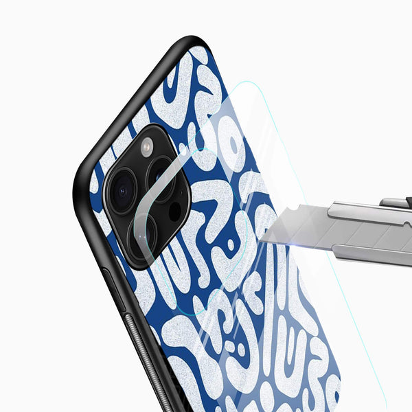 Doodle Abstract Glass Case - Cover Stall