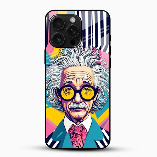 Einstein Pop Art Glass Case - Cover Stall