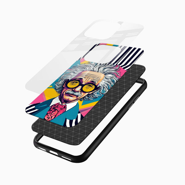 Einstein Pop Art Glass Case - Cover Stall