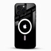 Black illuminated Ring Design Glass Phone Case - Cover Stall
