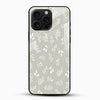 Floral Leaf Glass Case - Cover Stall