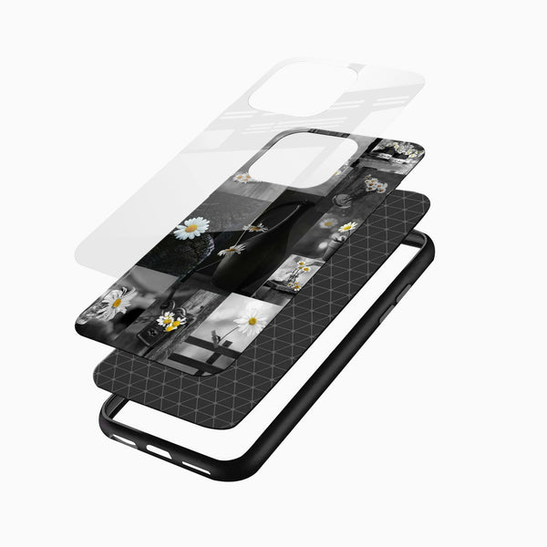 Flowers Collage Glass Phone Case - Cover Stall