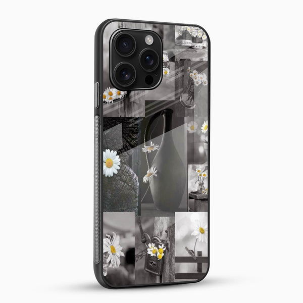 Flowers Collage Glass Phone Case - Cover Stall