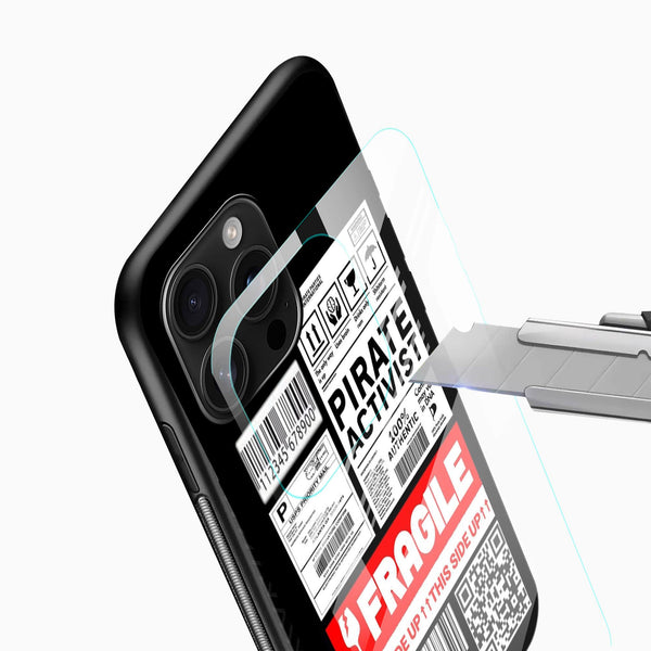 Fragile Label Glass Phone Case - Cover Stall