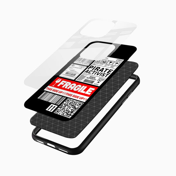 Fragile Label Glass Phone Case - Cover Stall