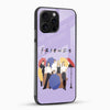 Friends Art Glass Mobile Cover – Pastel TV Show Design - Cover Stall