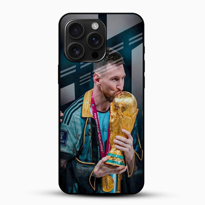 GOAT Messi Glass Case