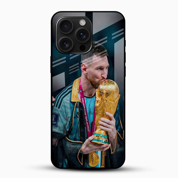 GOAT Messi Glass Case - Cover Stall