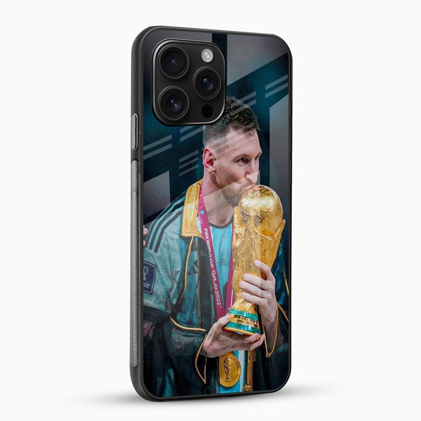 GOAT Messi Glass Case - Cover Stall