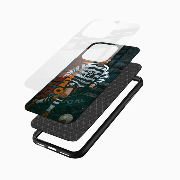 GOAT Ronaldo Glass Case - Cover Stall