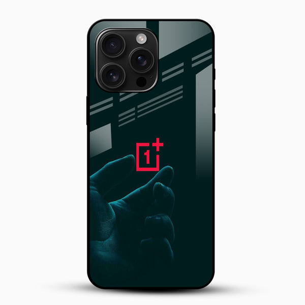 Gloomy OnePlus Logo Glass Case - Cover Stall