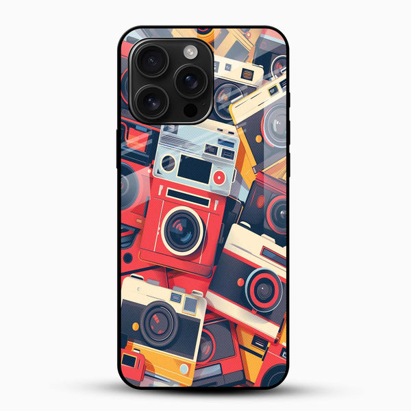 Glowing Camera Glass Case - Cover Stall