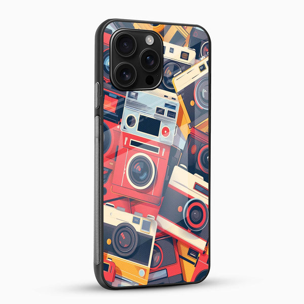 Glowing Camera Glass Case - Cover Stall