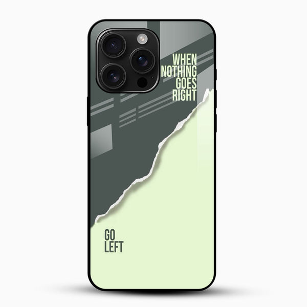Go Left Glass Case - Cover Stall