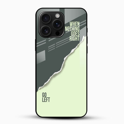 Go Left Glass Case