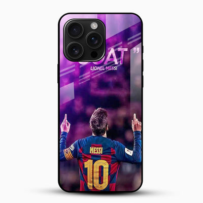 GOAT Lionel Messi Glass Mobile Cover