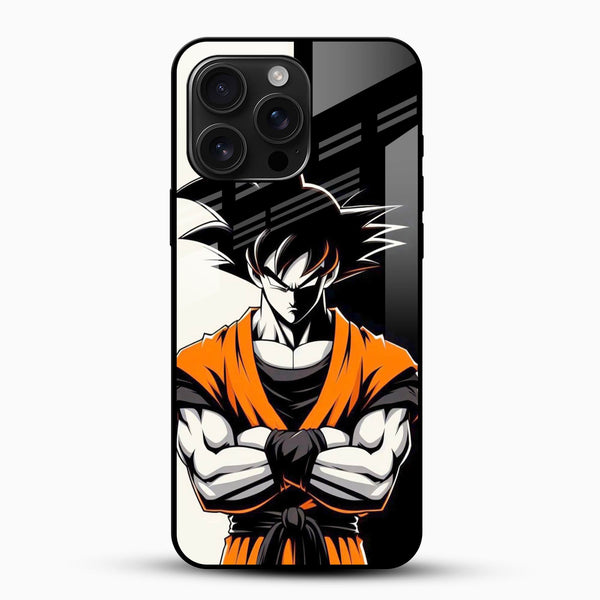 Goku Anime Glass Mobile Case – Dragon Ball Iconic Design - Cover Stall