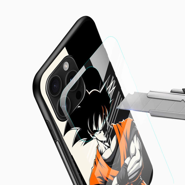 Goku Anime Glass Mobile Case – Dragon Ball Iconic Design - Cover Stall