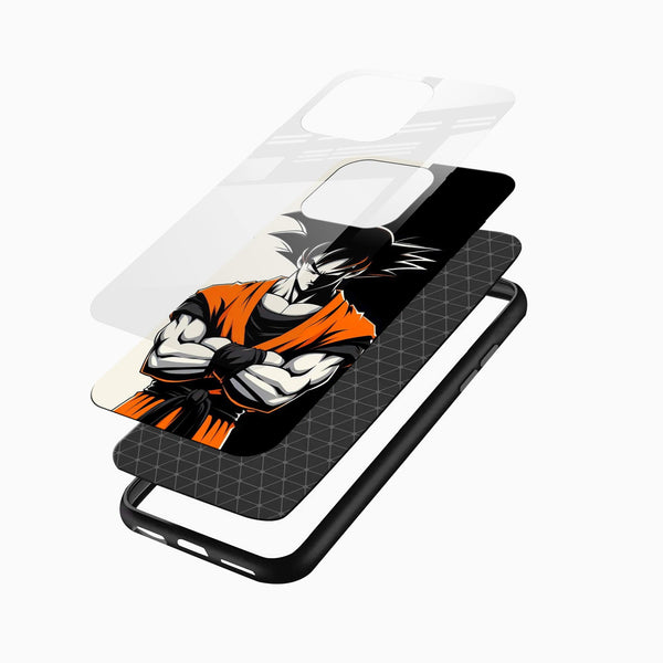 Goku Anime Glass Mobile Case – Dragon Ball Iconic Design - Cover Stall