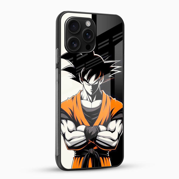 Goku Anime Glass Mobile Case – Dragon Ball Iconic Design - Cover Stall