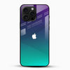 Green Blue Triangle Glass Case - Cover Stall