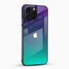 Green Blue Triangle Glass Case - Cover Stall