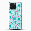 Green Leaves Glass Mobile Case – Fresh Nature Aesthetic Design - Cover Stall