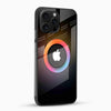HD Blur Colorful Ring Glass Mobile Case – Modern Luxury Design - Cover Stall