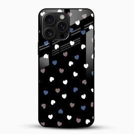 Heart Pattern Glass Case
