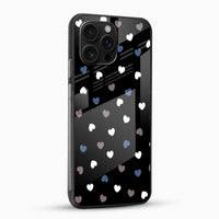 Heart Pattern Glass Case