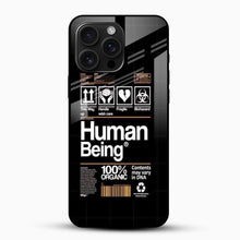 Human Being Glass Mobile Cover