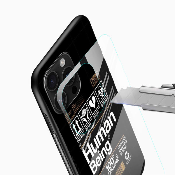 Human Being Glass Mobile Cover - Cover Stall