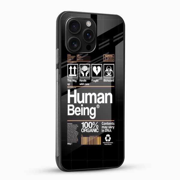 Human Being Glass Mobile Cover - Cover Stall